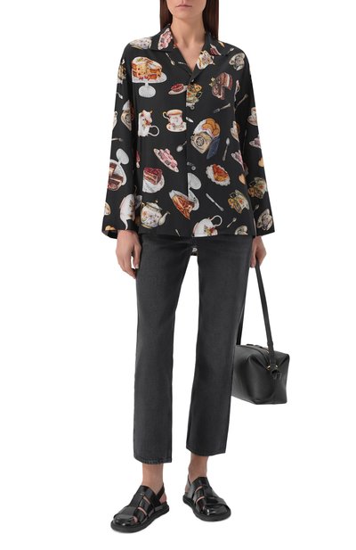 Кожаные сандалии MOSCHINO, арт. MA10073G10/MJ0, фото 3