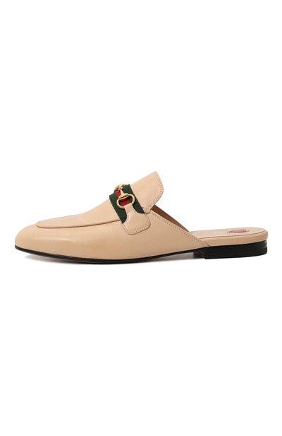 Кожаные сабо princetown GUCCI, арт. 629084 CQXM0, фото 4