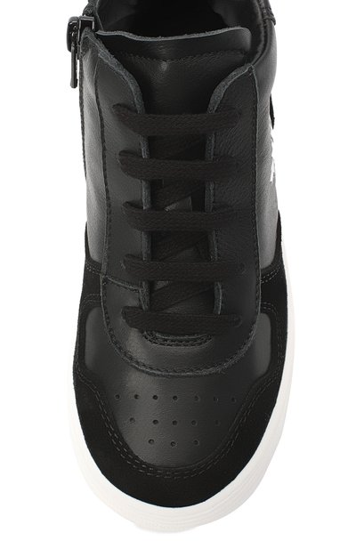 Высокие кожаные кеды DSQUARED2, арт. 64924/CR0STA/18-27, фото 4