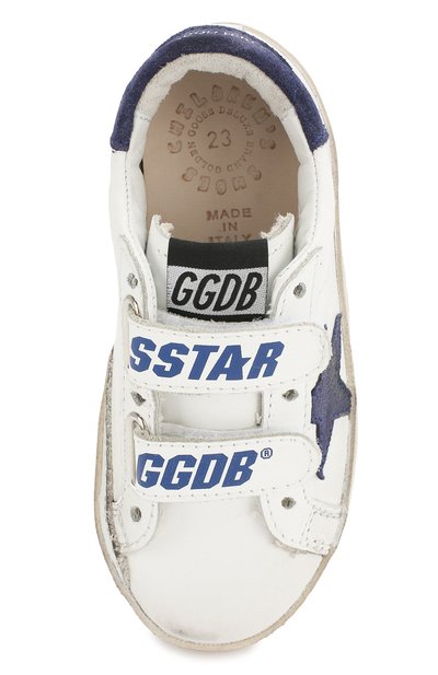 Кожаные кеды old school GOLDEN GOOSE DELUXE BRAND, арт. G34KS021.G6, фото 4