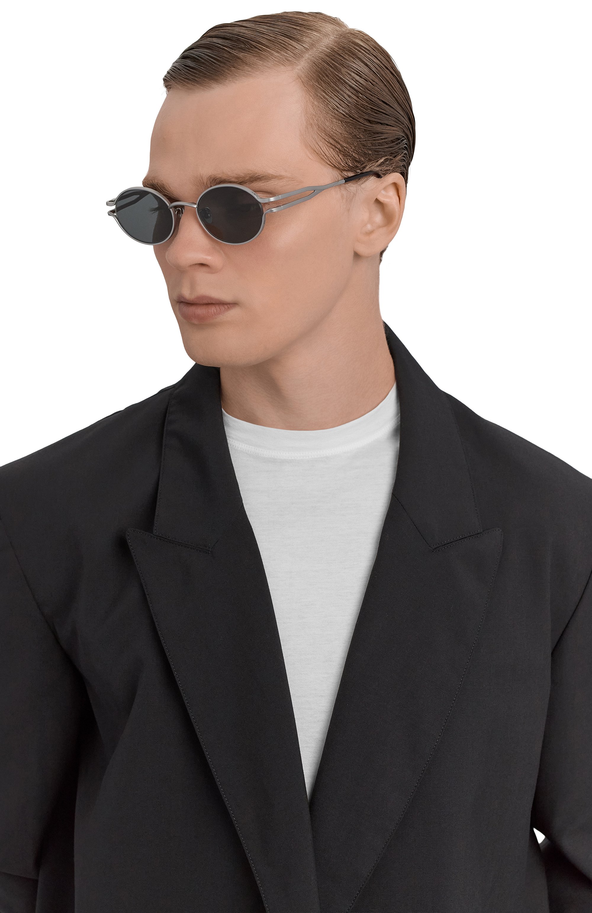 Солнцезащитные очки PROJEKT PRODUKT серого цвета по цене 39750 руб., арт. HM3 CMWG, фото 2 Солнцезащитные очки PROJEKT PRODUKT, арт. HM3 CMWG, фото 2