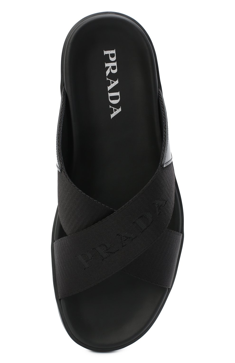 Комбинированные шлепанцы PRADA, арт. 2X3032-3KXT-F0002, фото 5