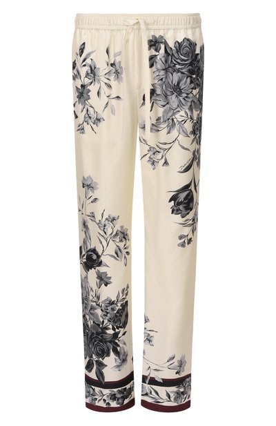 Мужские шелковые домашние брюки DOLCE & GABBANA, арт. GVRMAT/HI100