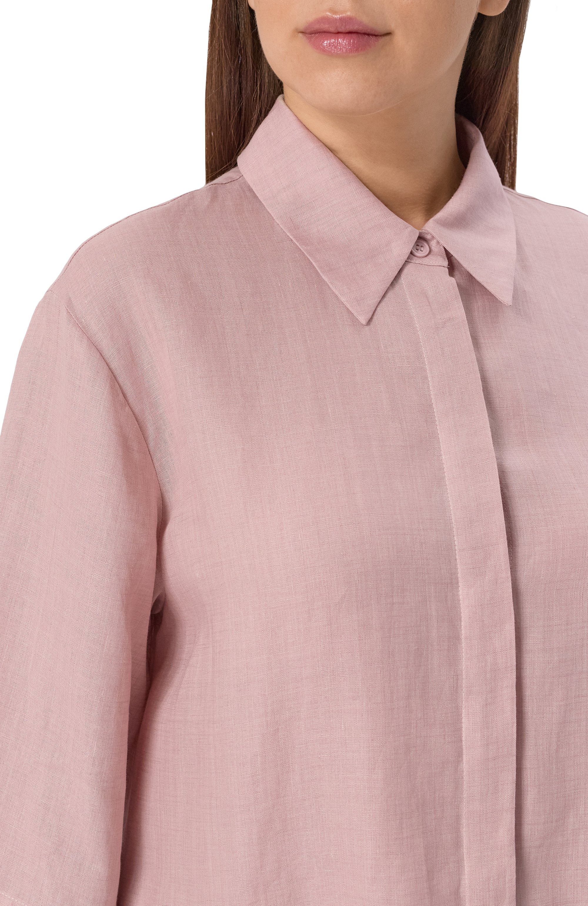 Льняная рубашка MARINA RINALDI, арт. FL0RIDA, фото 5