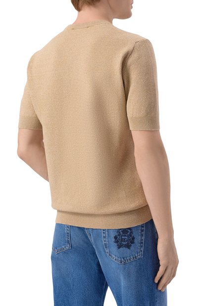 Джемпер изо льн а и хлопка DOLCE & GABBANA, арт. GXX03Z/JFMZT, фото 4