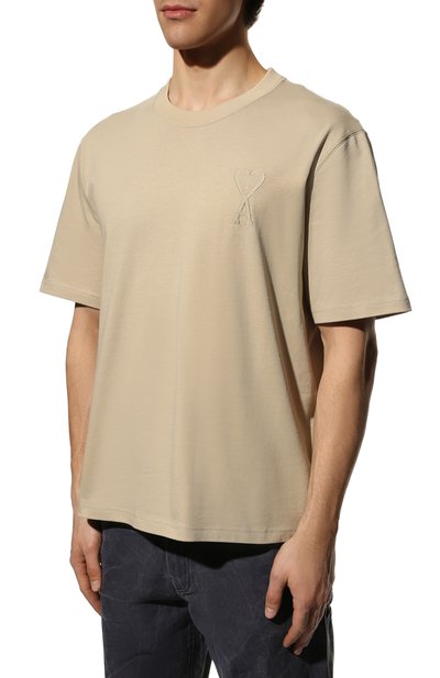 Хлопковая футболка AMI, арт. UTS002.726, фото 3