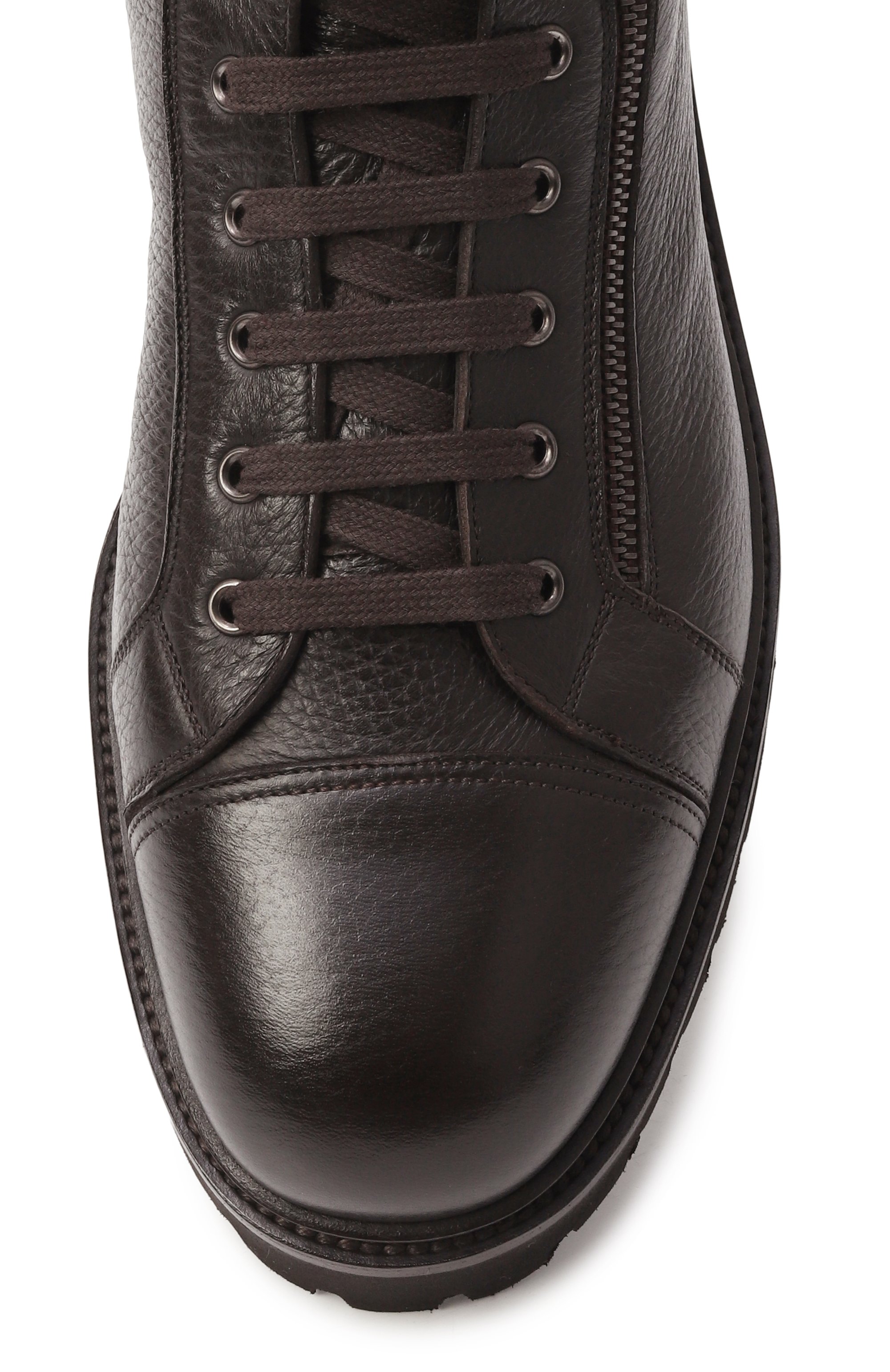 Кожаные ботинки W.GIBBS, арт. 0672001/CERV0 VACCHETTA FUR_NAPPA/SHI/EVA, фото 6