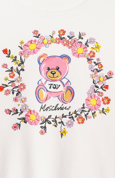 Хлопковый свитшот MOSCHINO, арт. HIF02M/LDA13/10-14, фото 3