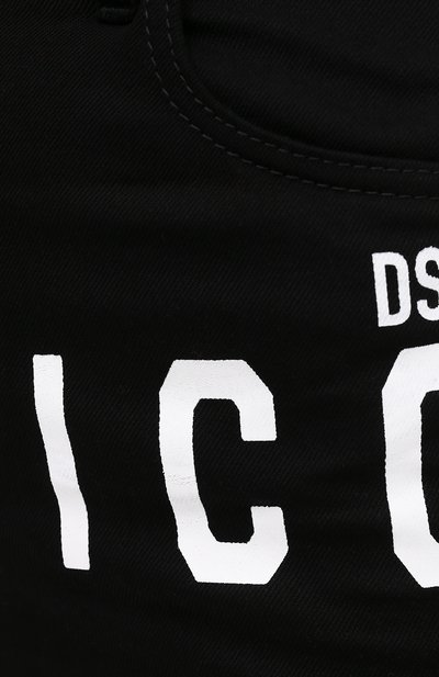 Джинсовая юбка DSQUARED2 черного цвета по цене 37750 руб., арт. S80MA0008/S30564, фото 5 Джинсовая юбка DSQUARED2, арт. S80MA0008/S30564, фото 5