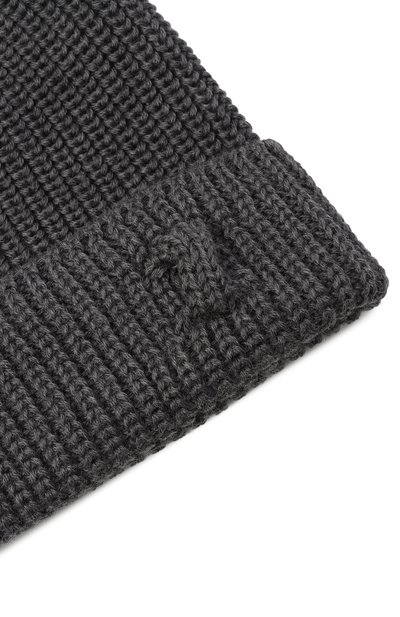 Шерстяная шапка HANNES ROETHER темно-серого цвета по цене 12400 руб., арт. MU40FFE.130, фото 3 Шерстяная шапка HANNES ROETHER, арт. MU40FFE.130, фото 3