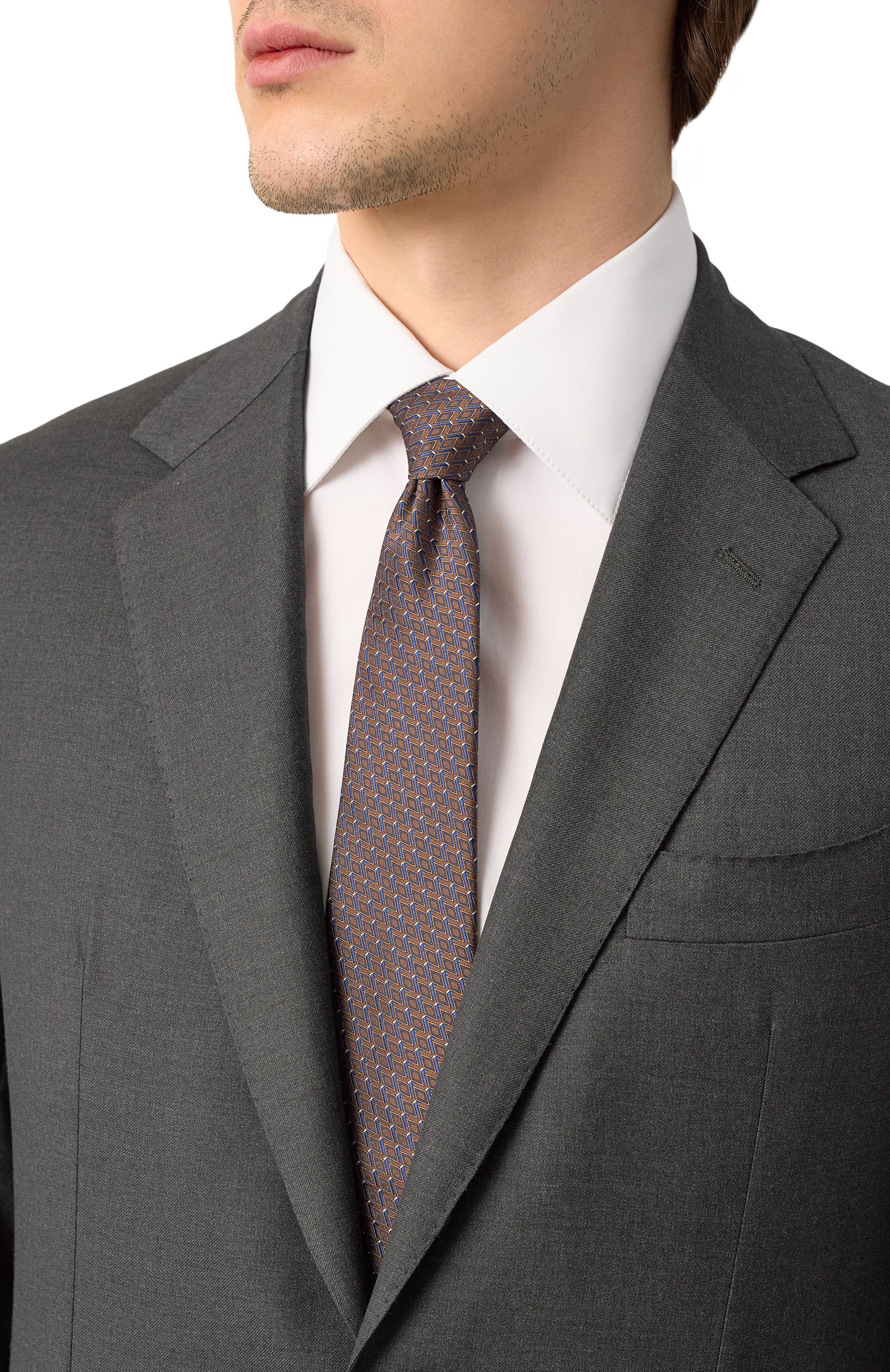 Шелковый галстук CANALI, арт. 18/HJ04191, фото 2