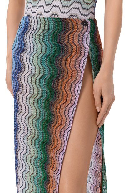 Юбка из вискозы MISSONI разноцветного цвета по цене 93050 руб., арт. MS26SH0A/BR015D, фото 5 Юбка из вискозы MISSONI, арт. MS26SH0A/BR015D, фото 5