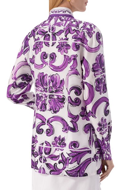 Шелковая рубашка DOLCE & GABBANA, арт. F5T51T/HI1ZQ, фото 4
