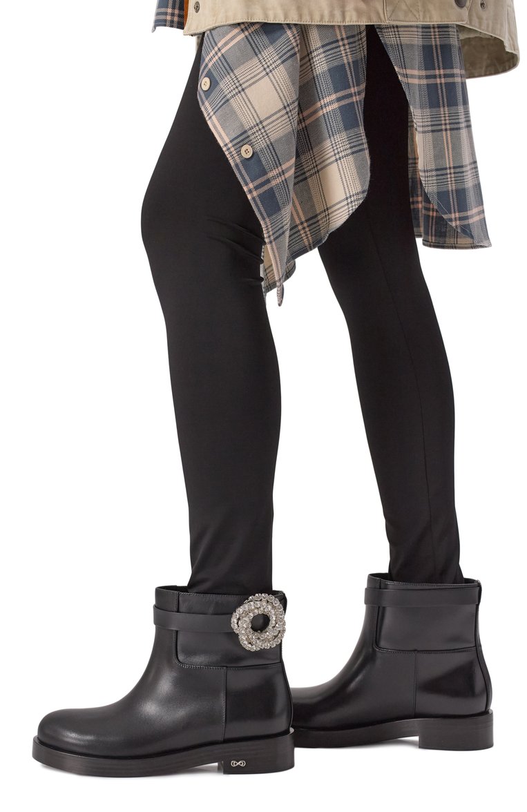 Кожаные ботинки galaxy MACH & MACH, арт. PF24-S0751-40-CLF-BLK, фото 1