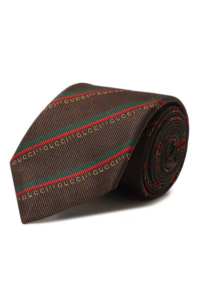 Мужской шелковый галстук GUCCI, арт. 672469 4E002