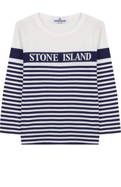 Хлопковый лонгслив в полоску STONE ISLAND, арт. 681620651/10-14, фото 1