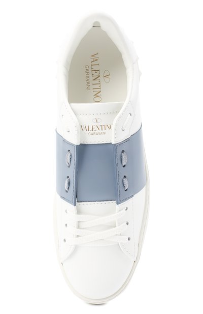 Кожаные кеды open VALENTINO, арт. UW2S0781/BLU, фото 5