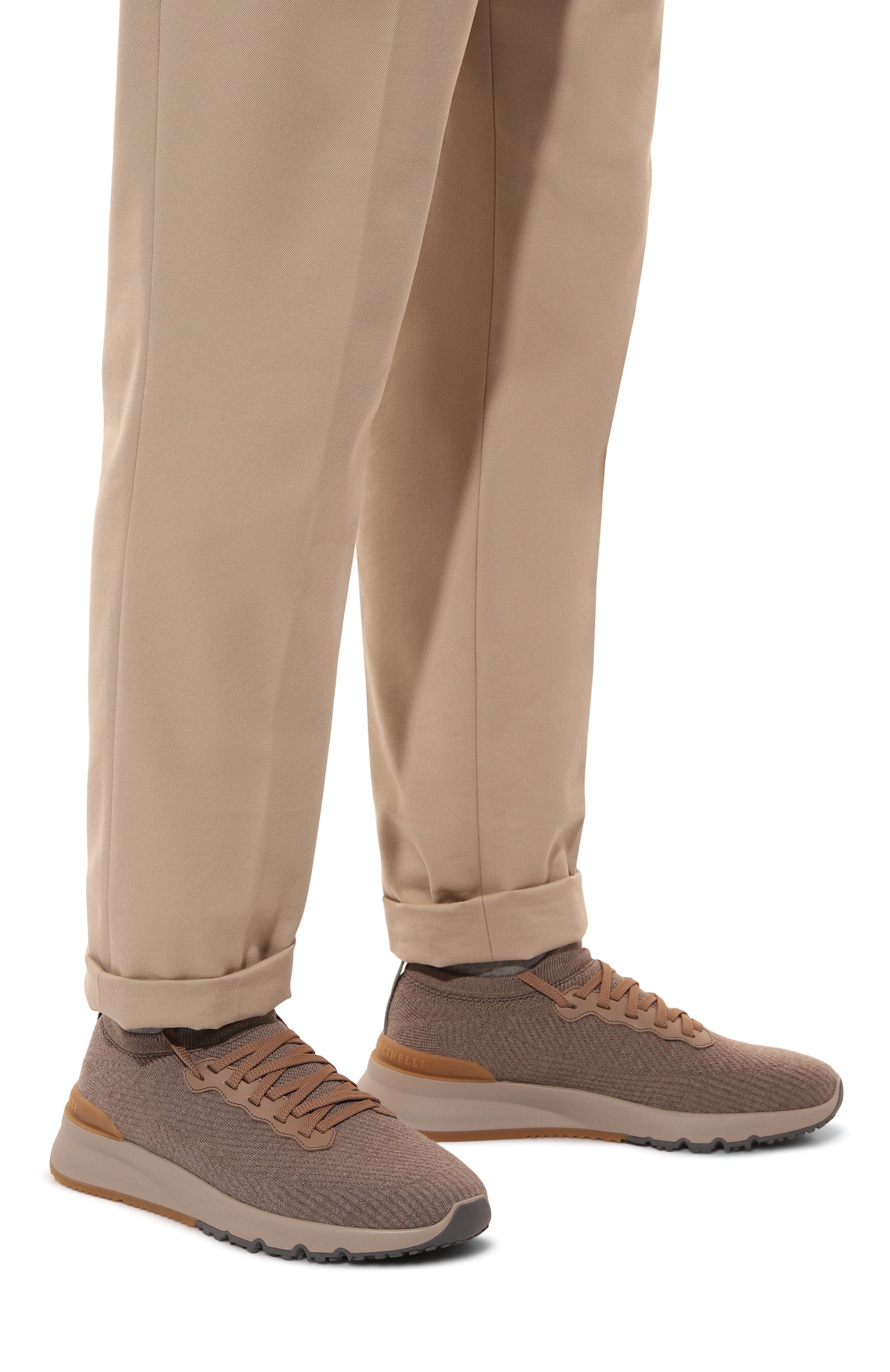 Текстильные кроссовки BRUNELLO CUCINELLI, арт. MZUWLB0253, фото 3