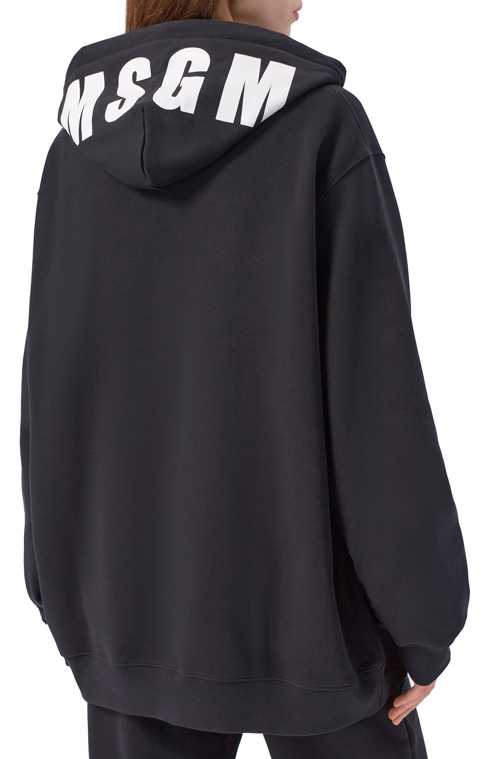 Хлопковое худи MSGM, арт. 2000MDM535/300001, фото 4