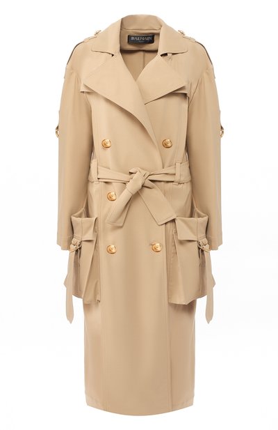 Женский двубортное пальто BALMAIN, арт. RF18232/X139