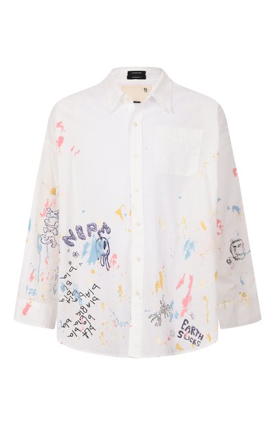 Мужская хлопковая рубашка R13, арт. R13MR004-R508B