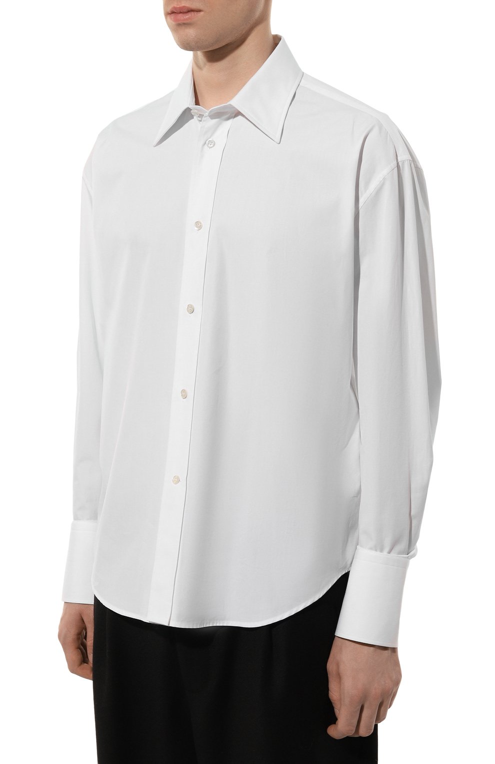 Хлопковая рубашка ALEXANDER MCQUEEN, арт. 765431/QNAAD, фото 3