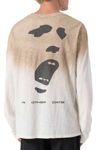 Хлопковый лонгслив AN OTHER DATE кремового цвета по цене 18150 руб., арт. F50DMATH087, фото 4 Хлопковый лонгслив AN OTHER DATE, арт. F50DMATH087, фото 4