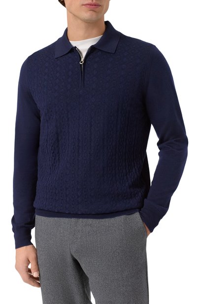 Поло из шерсти и шелка STEFANO RICCI, арт. KE08017P30/E25475, фото 3