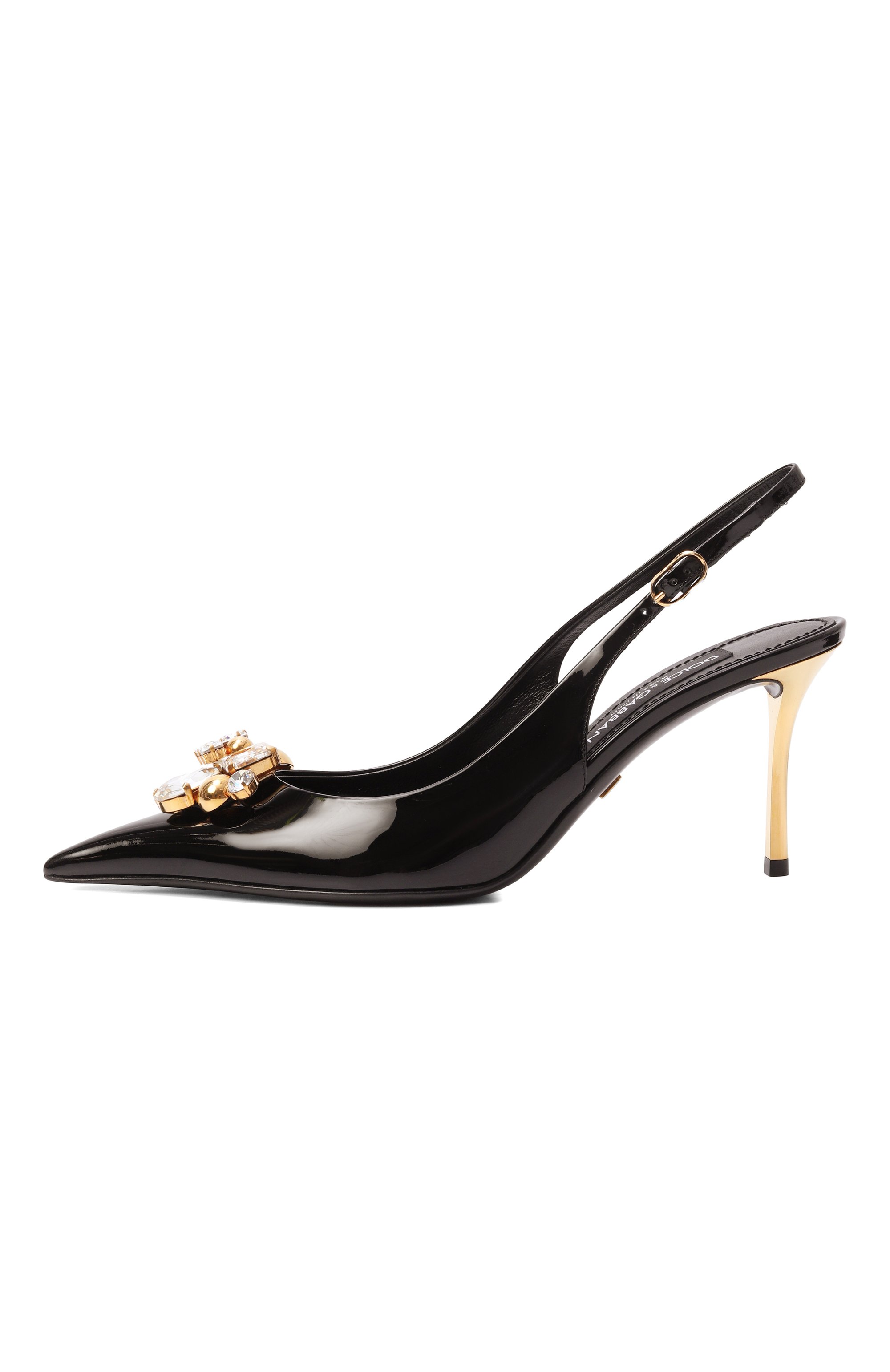 Кожаные туфли cuore 75 DOLCE & GABBANA, арт. CG1011/AZ188, фото 4