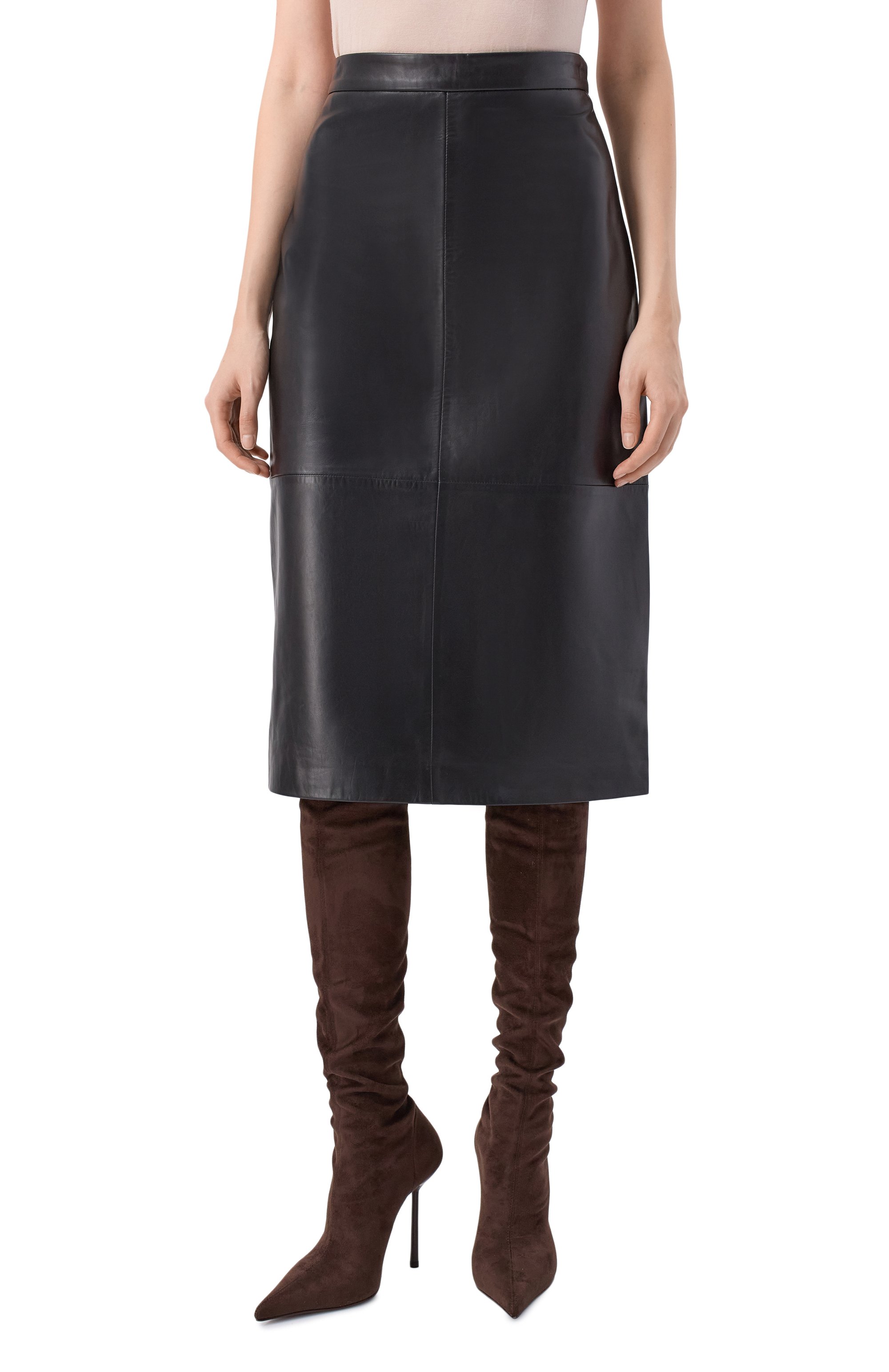 Кожаная юбка ANTONELLI FIRENZE, арт. P9117/8966, фото 3