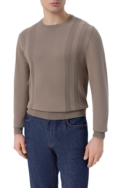 Хлопковый джемпер CORNELIANI, арт. 27M58A/2725109, фото 3
