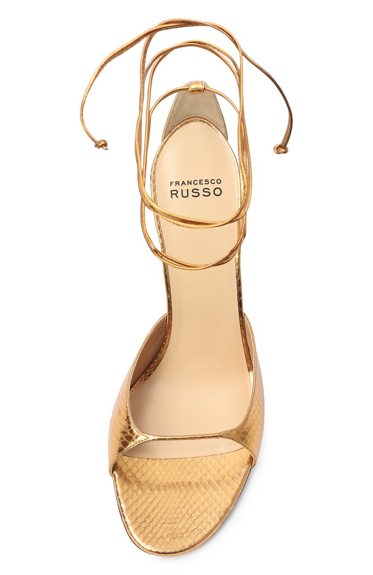 Кожаные босоножки FRANCESCO RUSSO, арт. R1S917/AYERS LAMINATED/307, фото 4