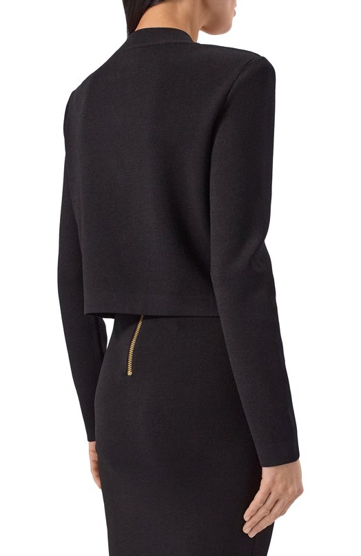 Кардиган из вискозы Balmain GF1KL000/KJ43 Чёрный  GF1KL000/KJ43 Фото 4