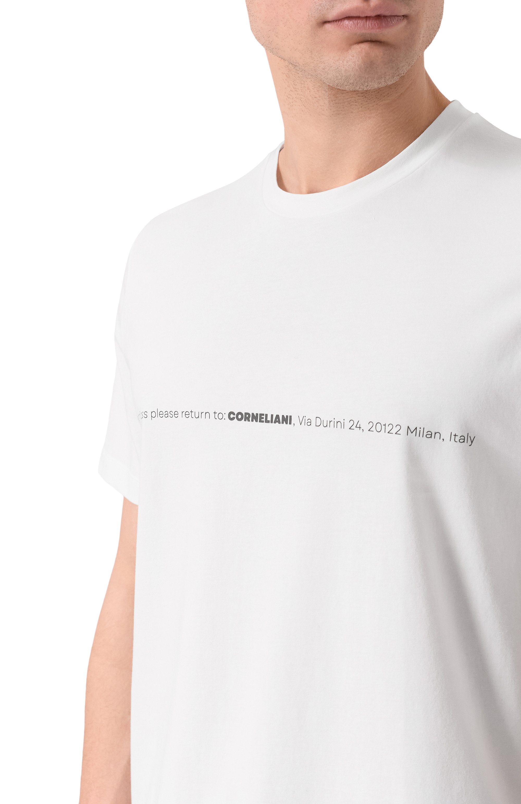 Хлопковая футболка CORNELIANI, арт. 27G587/2725035, фото 5