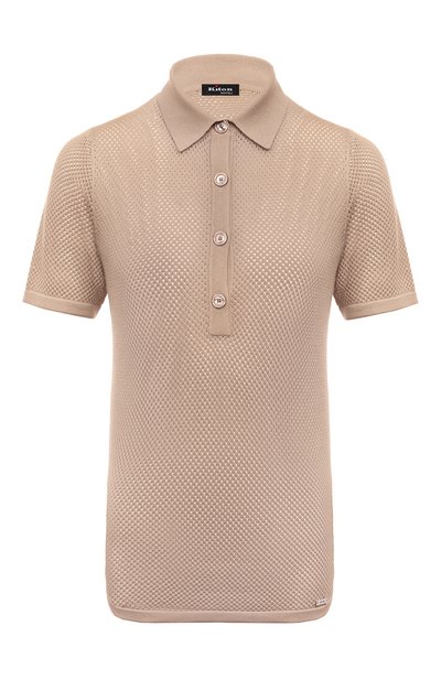 Женское шелковое поло KITON, арт. D55714DES