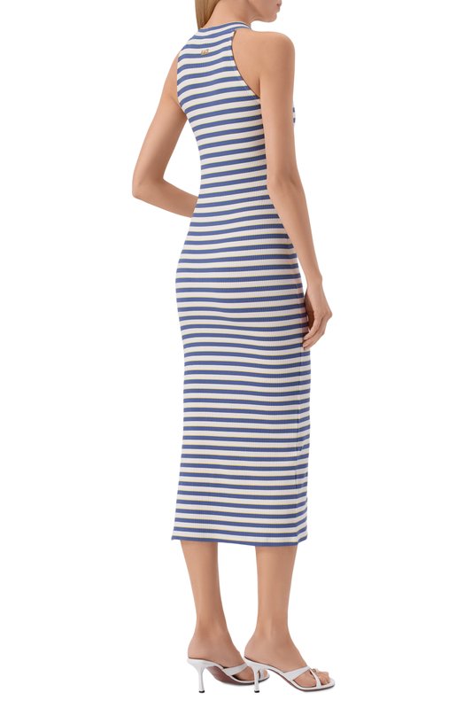 Платье из вискозы EA7 7W001028/AF12654 Синий  7W001028/AF12654 Фото 3