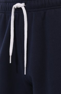 Женские хлопковые джоггеры POLO RALPH LAUREN темно-синего цвета, арт. 211943009 | Фото 5 (Длина (брюки, джинсы): Стандартные; Материал внешний: Хлопок; Женское Кросс-КТ: Джоггеры - брюки, Брюки-одежда; Стили: Спорт-шик)