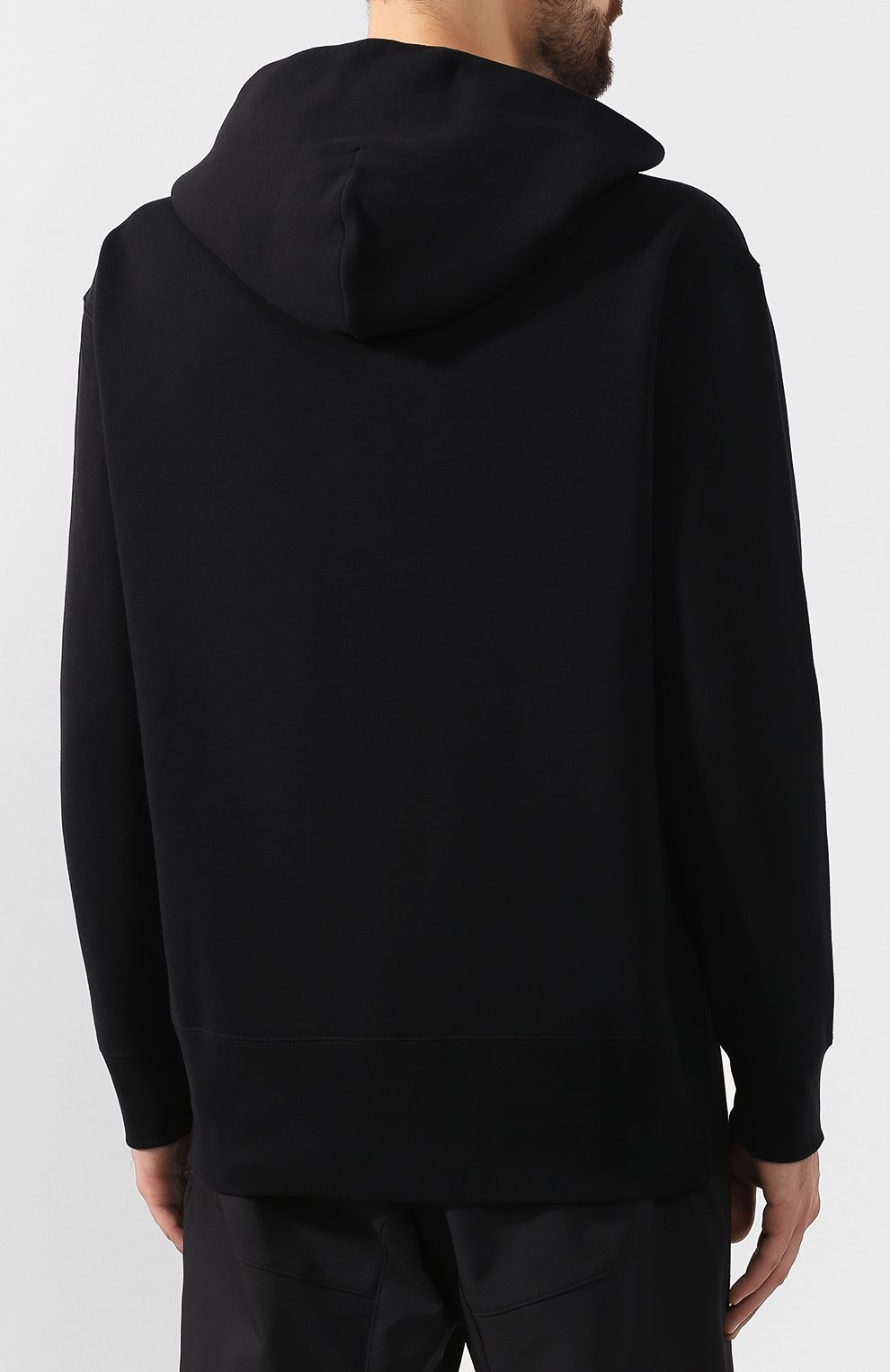 Хлопковое худи BOTTEGA VENETA черного цвета по цене 106000 руб., арт. 576777/VA8W0, фото 4 Хлопковое худи BOTTEGA VENETA, арт. 576777/VA8W0, фото 4