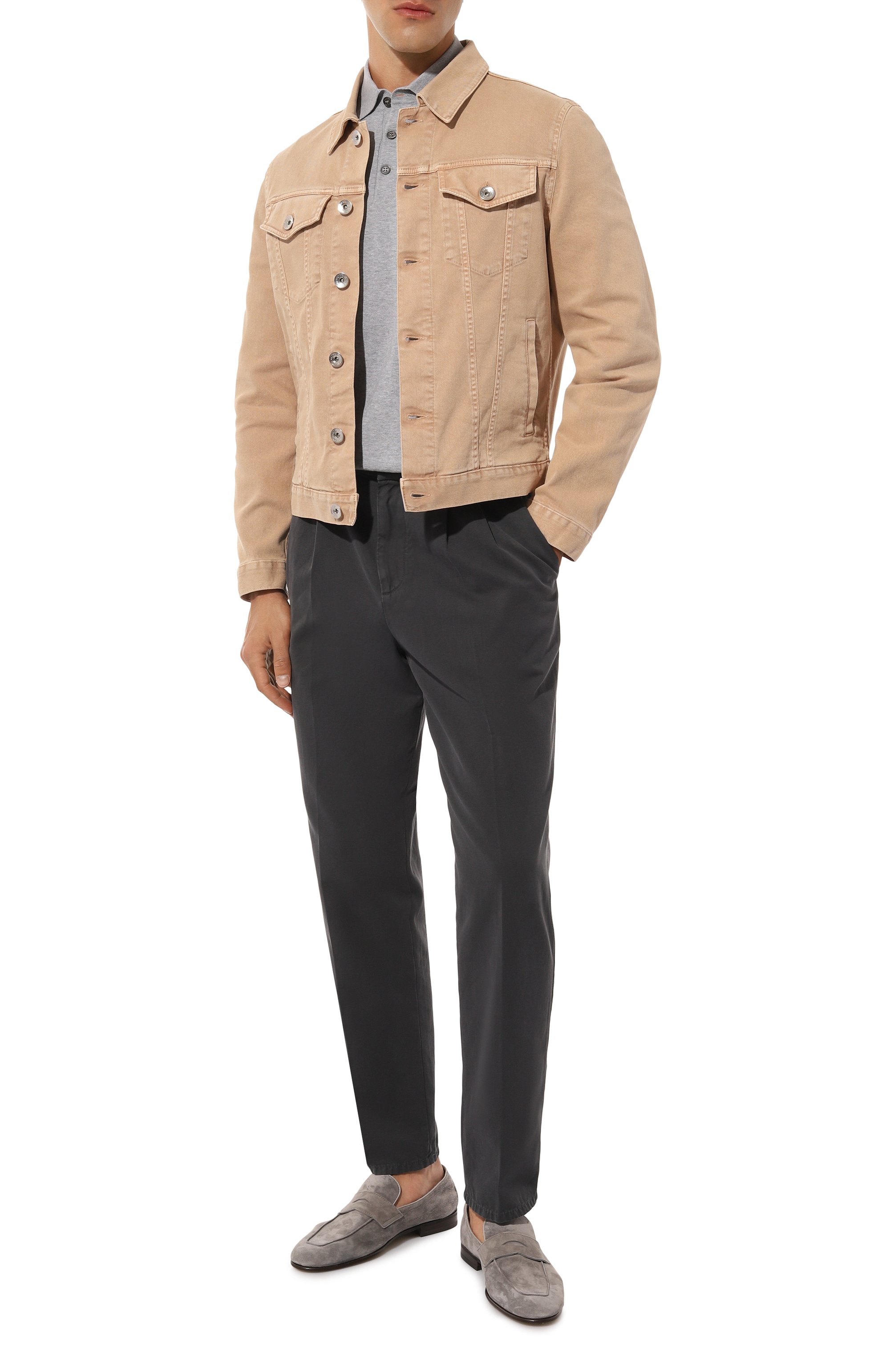 Хлопковые брюки BRUNELLO CUCINELLI, арт. M252DE1710, фото 2