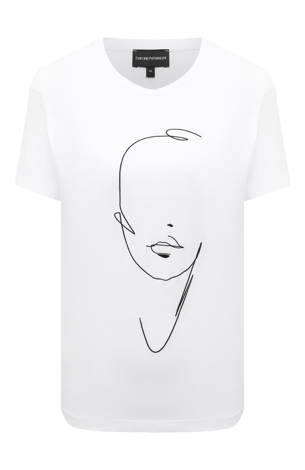Хлопковая футболка EMPORIO ARMANI, арт. 3K2T7L/2JSYZ, фото 1