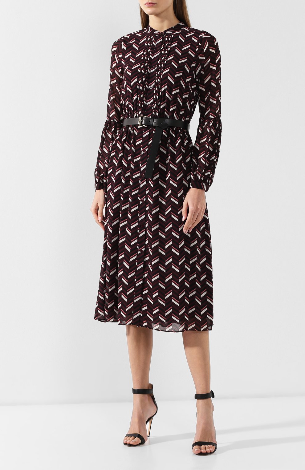 Платье с поясом MICHAEL MICHAEL KORS, арт. MH88Y9FAFZ, фото 3