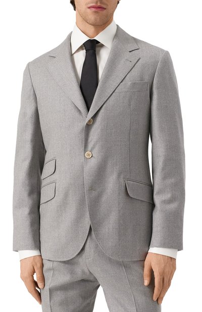 Шерстяной костюм BRUNELLO CUCINELLI, арт. ME226LDWH, фото 4