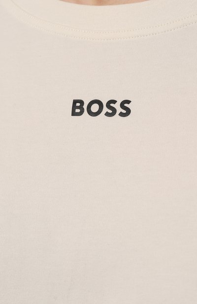 Хлопковая футболка BOSS, арт. 50510322, фото 5