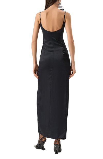 Атласное платье THE ATTICO, арт. 250WCW00184/VVV088AA, фото 4