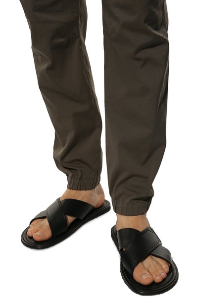 Кожаные шлепанцы MORESCHI, арт. 9392035/01/PERSAN/VITELLL0, фото 3