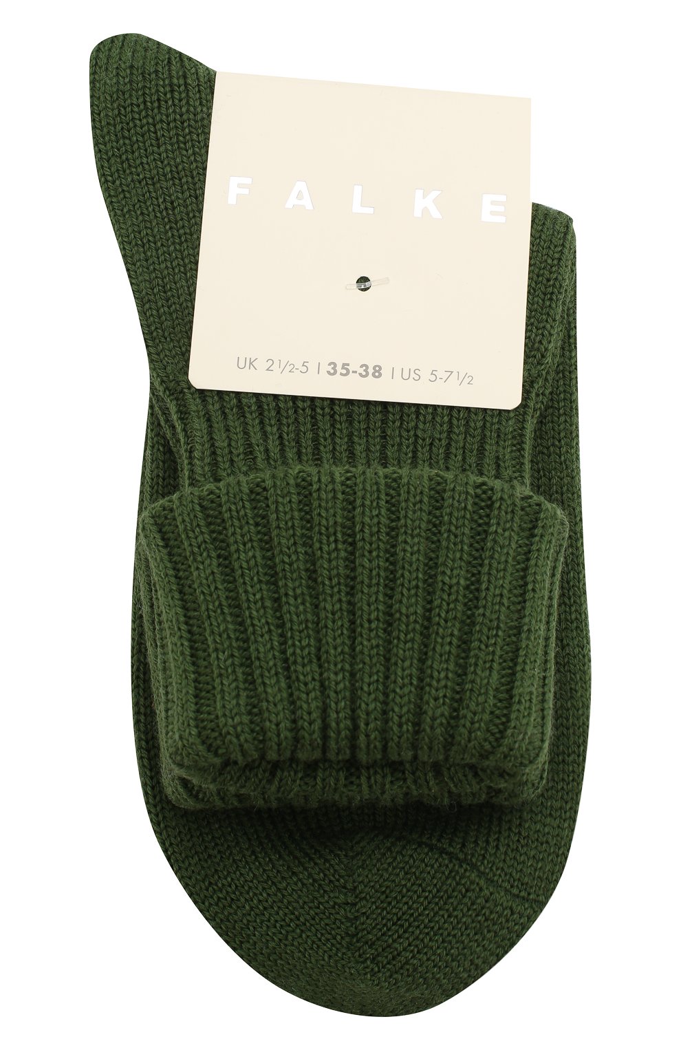 Носки striggings rib FALKE зеленого цвета по цене 1640 руб., арт. 47520_19_, фото 1 Носки striggings rib FALKE, арт. 47520_19_, фото 1