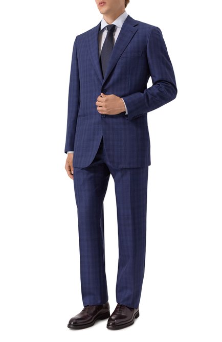 Мужской костюм из шерсти и шелка BRIONI, арт. RAI30W/P8A13/PARLAMENT0