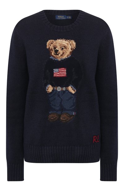 Женский свитер из смеси хлопка и льна POLO RALPH LAUREN, арт. 211698558
