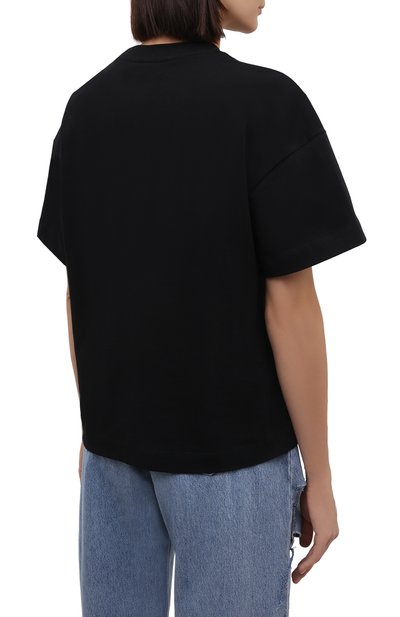 Хлопковая футболка KENZO черного цвета по цене 13600 руб., арт. FB62TS6414SA, фото 4 Хлопковая футболка KENZO, арт. FB62TS6414SA, фото 4