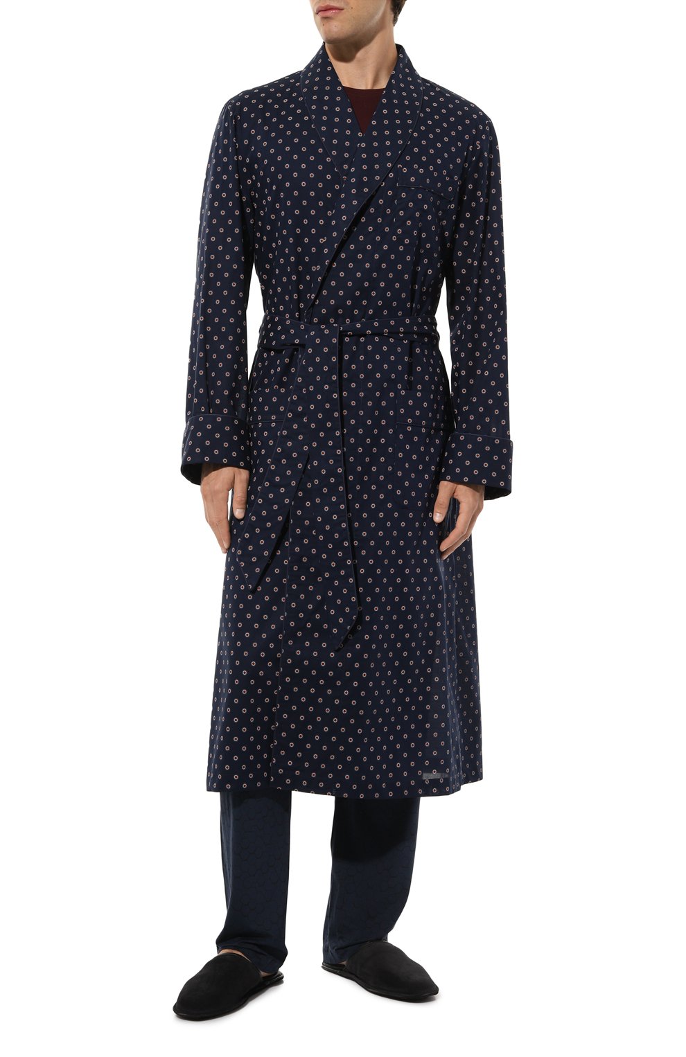 Хлопковый халат DEREK ROSE, арт. 5505-NELS090, фото 2